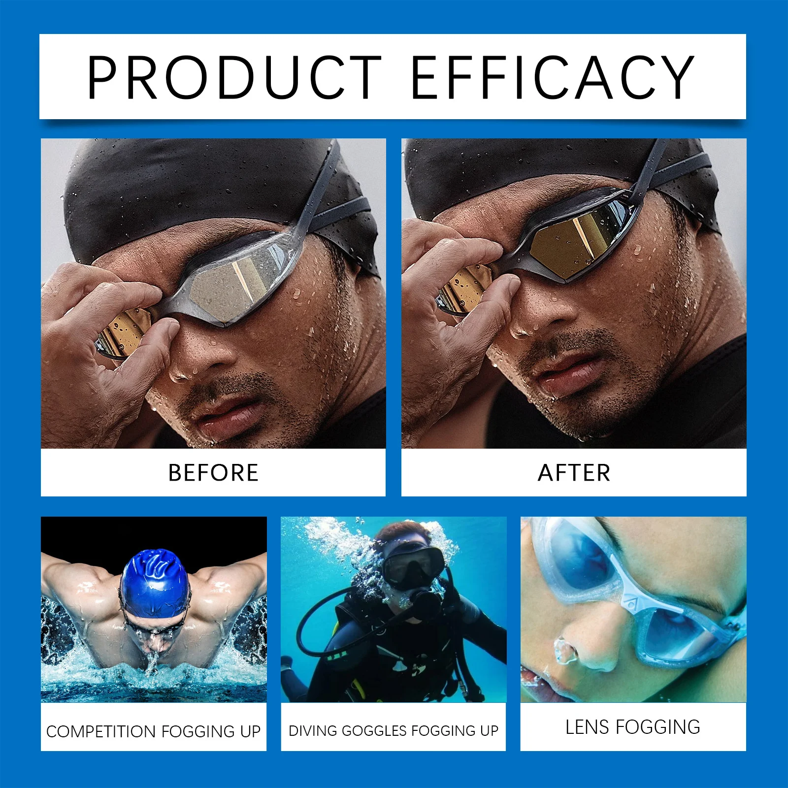 Anti-Fog Spray for Swimming Goggles & Glasses - 30ml 5 anti fog spray swimming goggles spu820719357704 desc 5