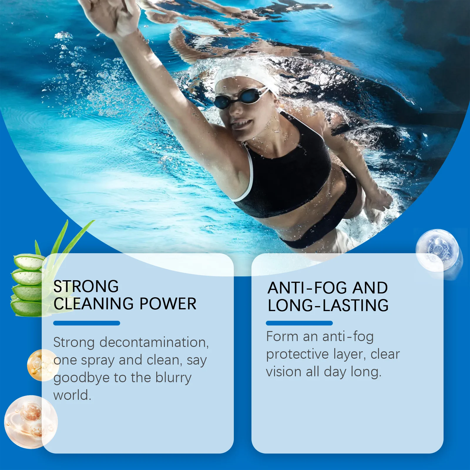 Anti-Fog Spray for Swimming Goggles & Glasses - 30ml 9 anti fog spray swimming goggles spu820719357704 desc 9