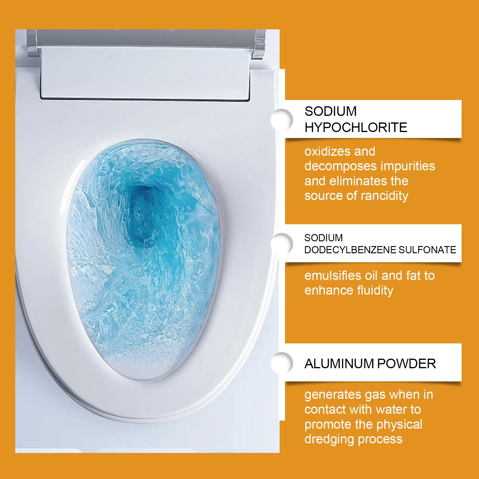 Multi-Use Powerful Anti-Clog Drain Cleaner Powder - 120g (4 Pack) 8 drain cleaner powder spu913136398179 desc 8
