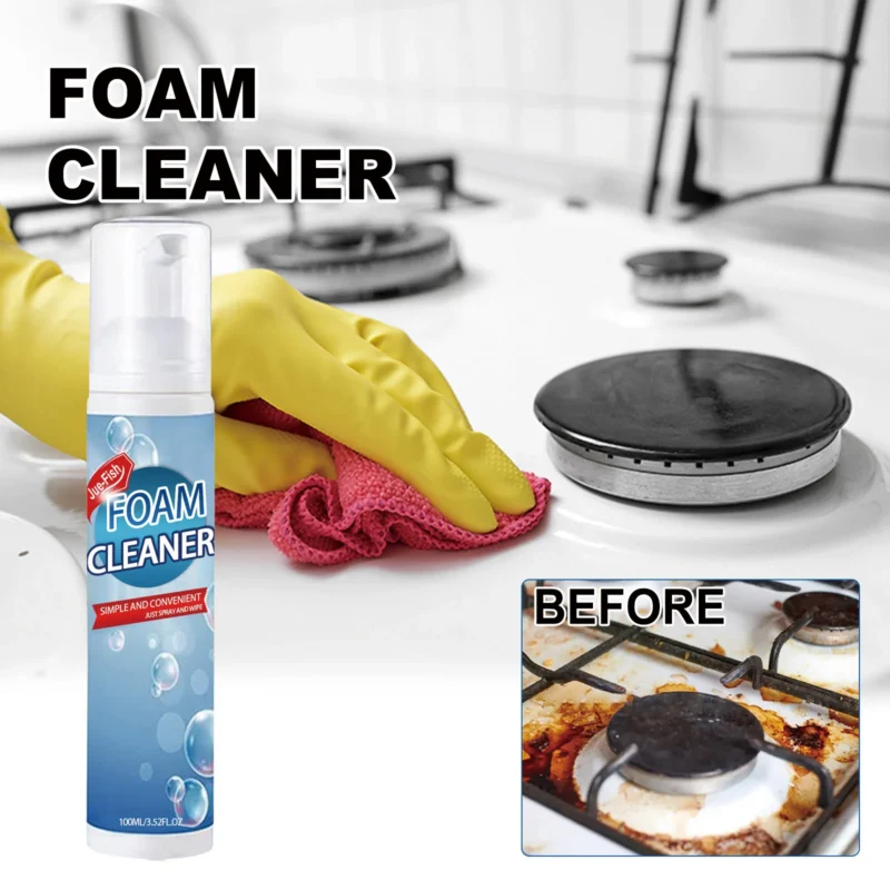 kitchen-foam-cleaner-spu777051163601-1 JUE FISH Foam Cleaner for Kitchen Grease, Stovetop, Range Hood, Multipurpose Degreaser Spray