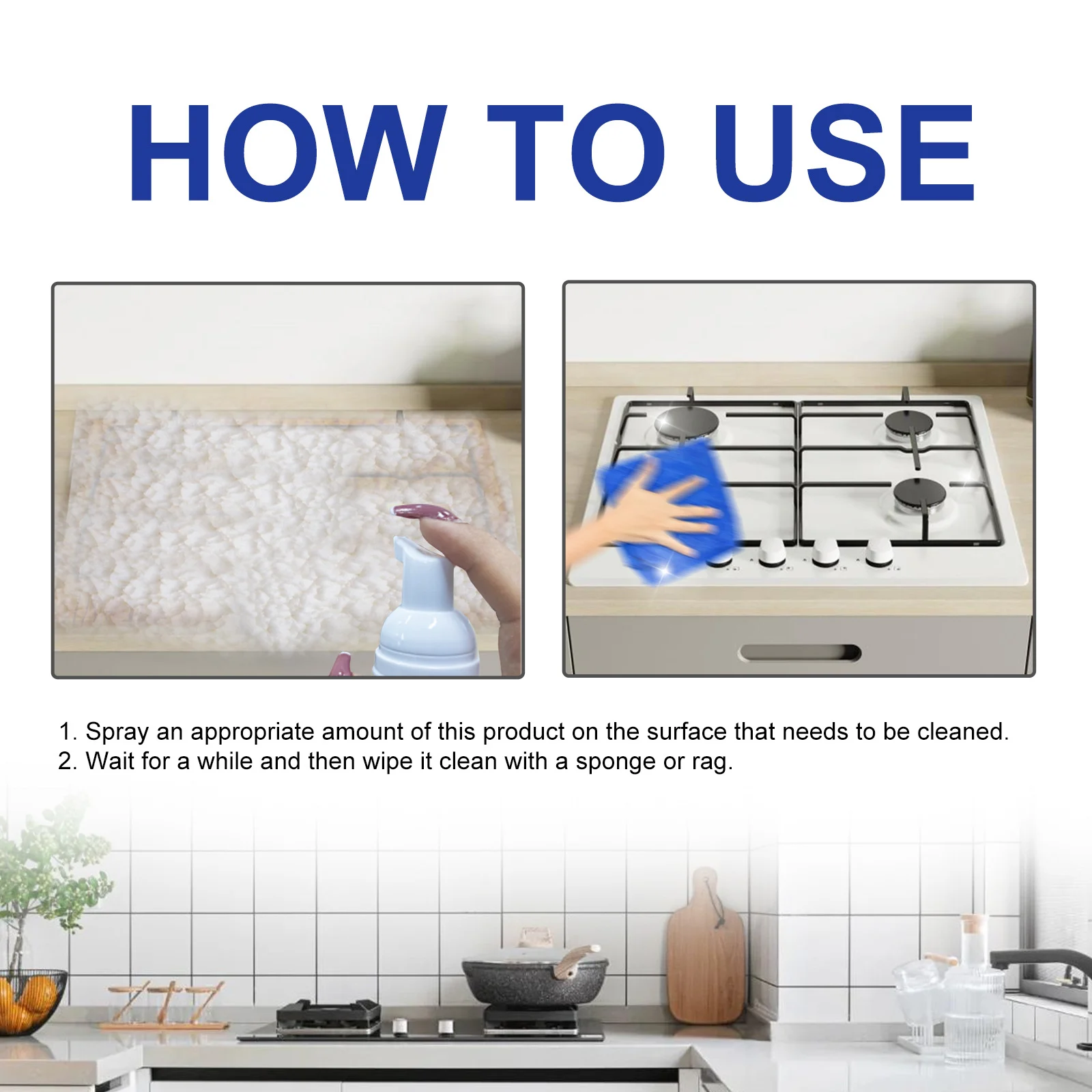 Kitchen Foam Cleaner - Multi-Purpose Degreaser for Stovetop & Range Hood 4 kitchen foam cleaner spu923541177701 desc 4
