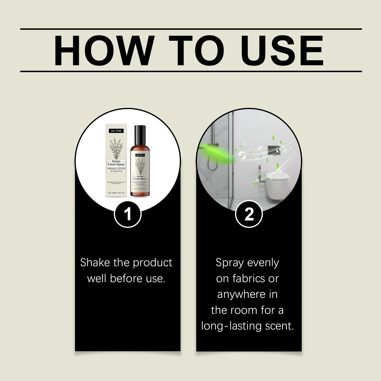 Lavender Room & Linen Spray - 100ml Long-Lasting Air Freshener 4 lavender room linen spray spu975422277238 desc 4