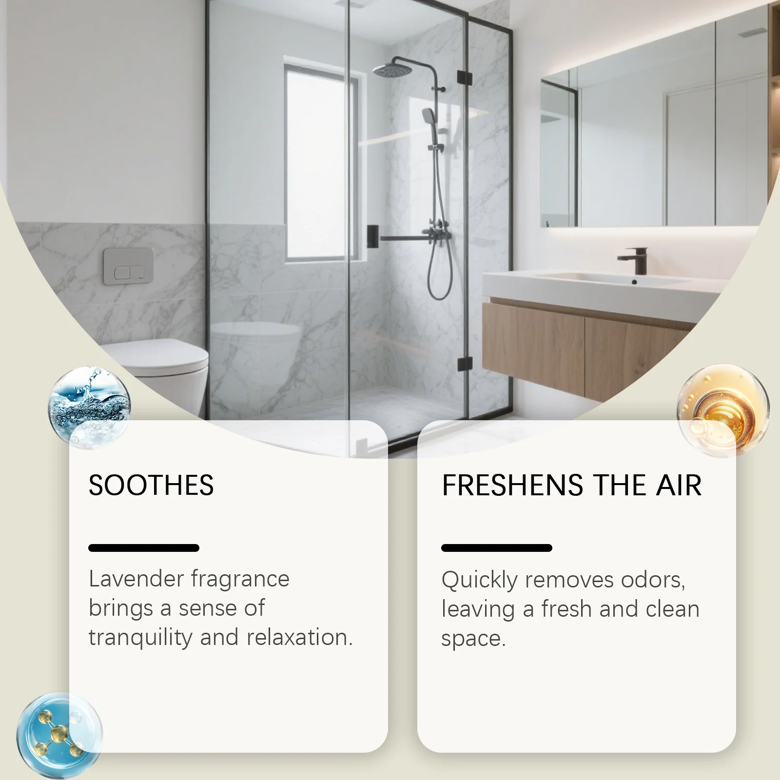 Lavender Room & Linen Spray - 100ml Long-Lasting Air Freshener 5 lavender room linen spray spu975422277238 desc 5