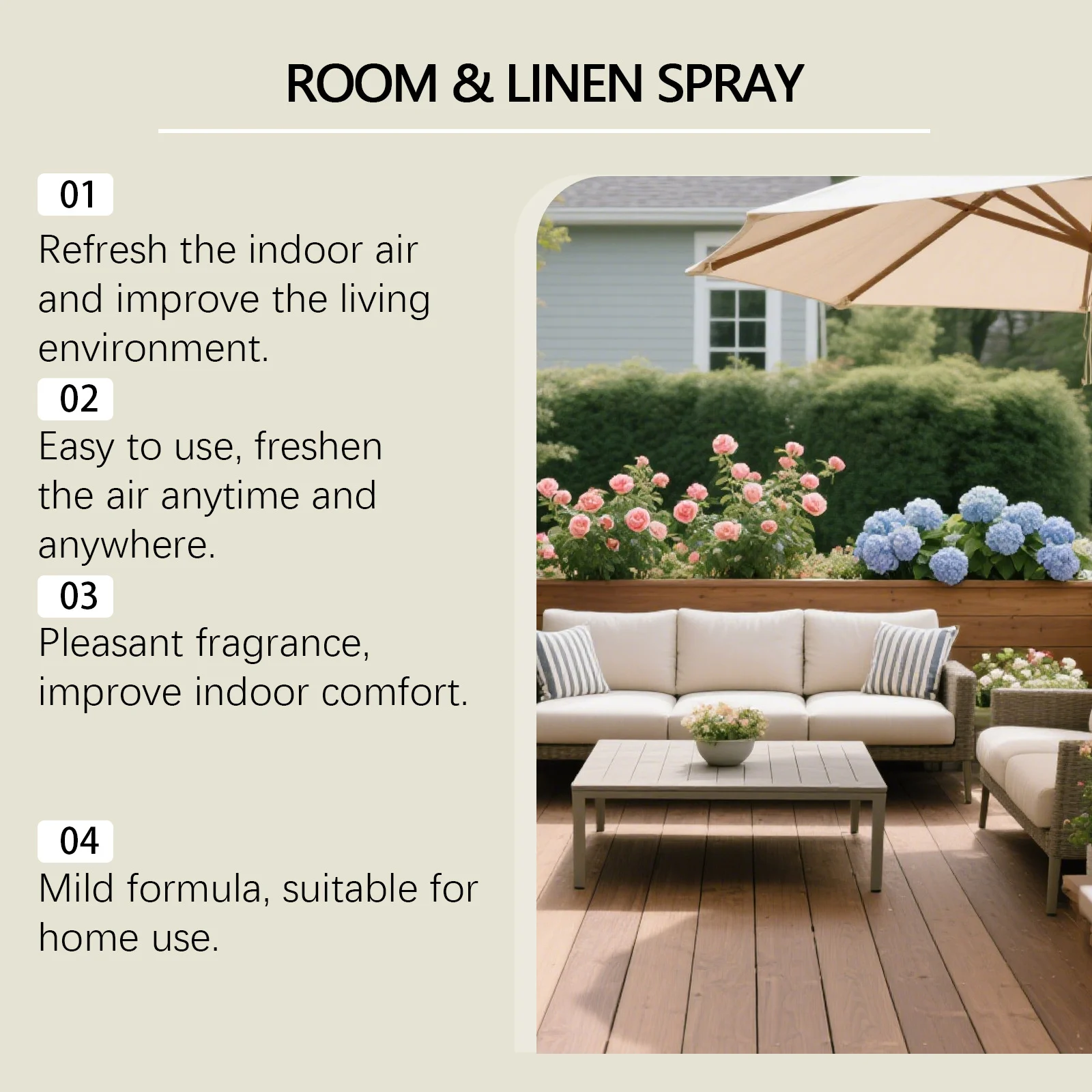 Lavender Room & Linen Spray - 100ml Long-Lasting Air Freshener 8 lavender room linen spray spu975422277238 desc 8