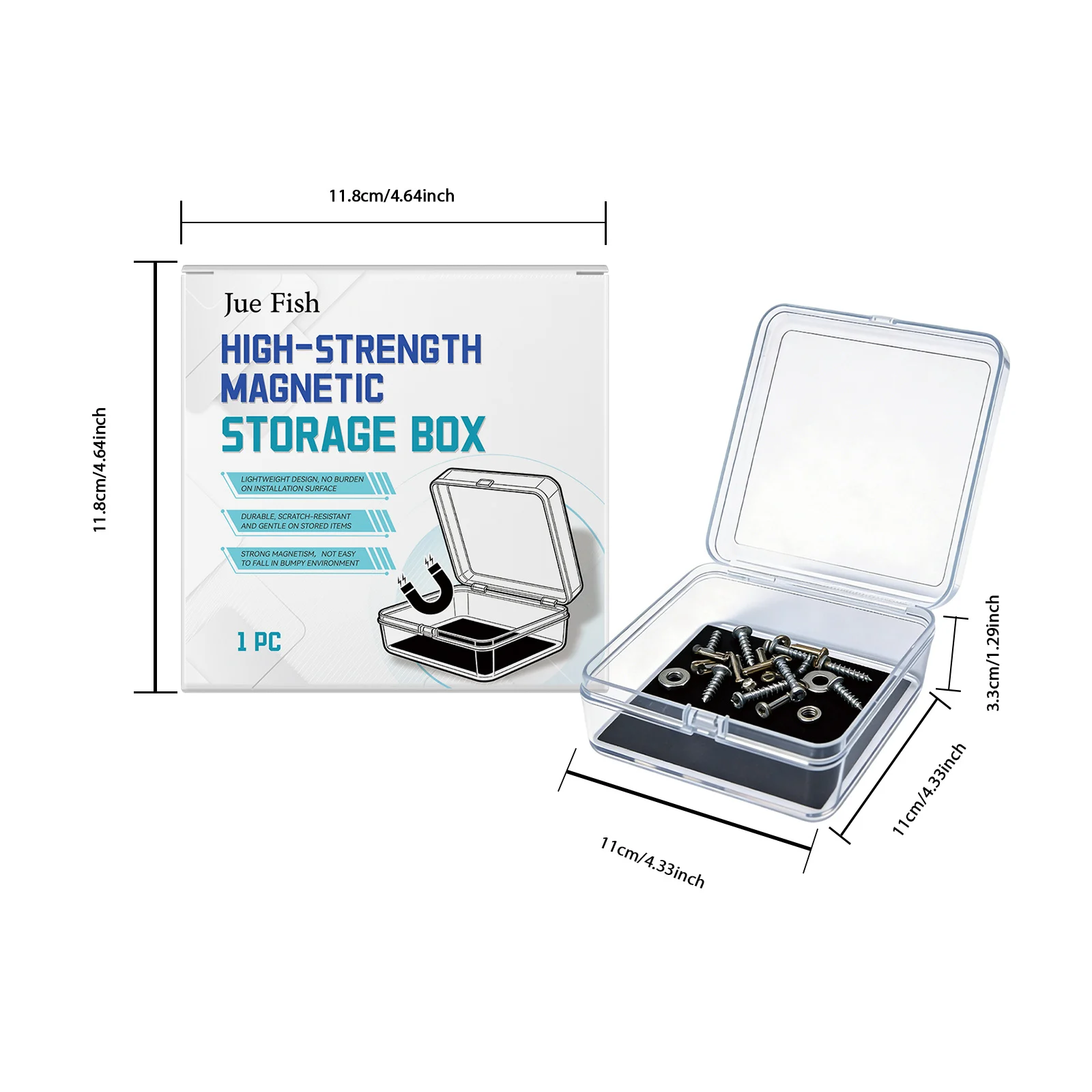 Magnetic Storage Box - High-Strength Small Parts Organizer 1 magnetic storage box spu1005329901166 desc 1
