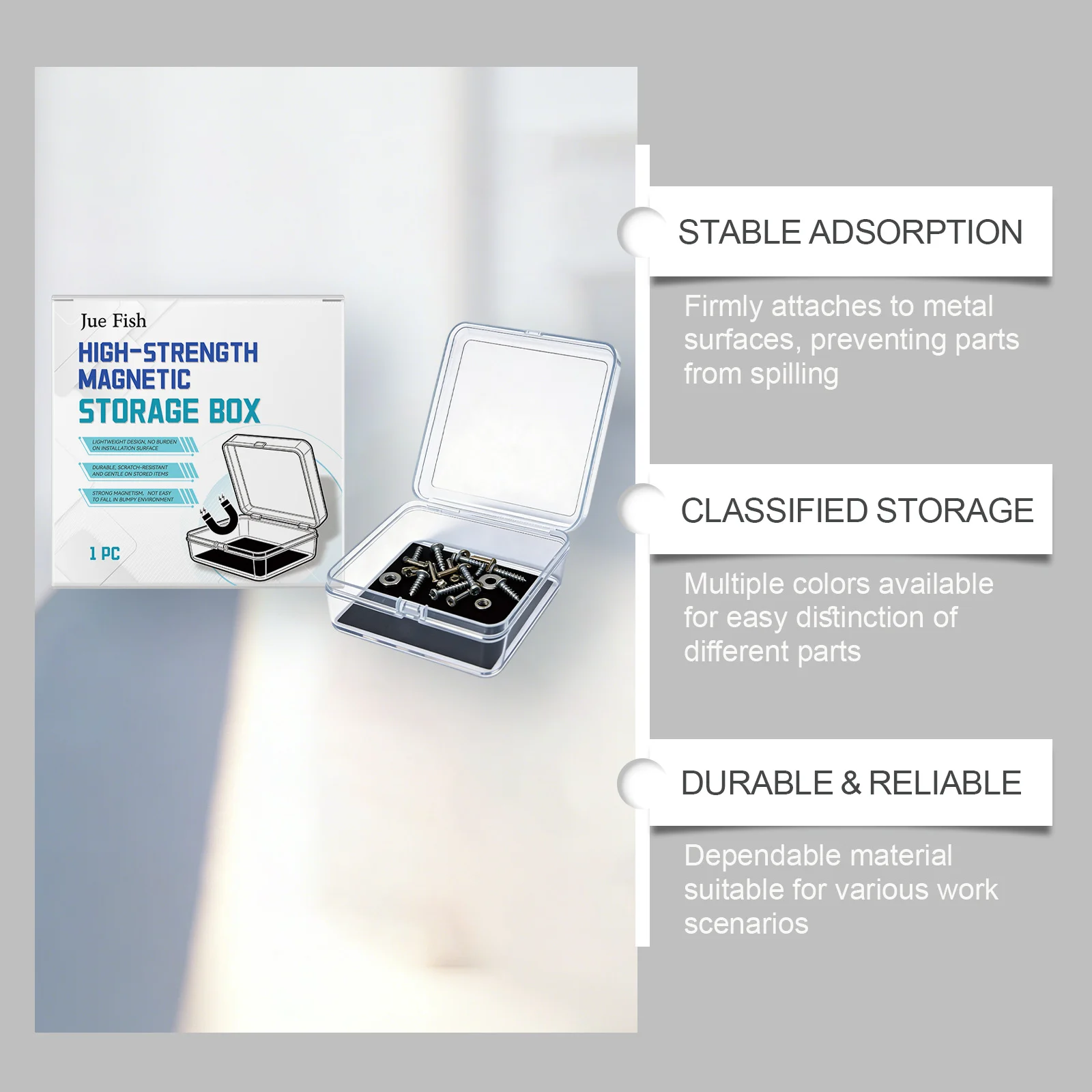 Magnetic Storage Box - High-Strength Small Parts Organizer 7 magnetic storage box spu1005329901166 desc 7