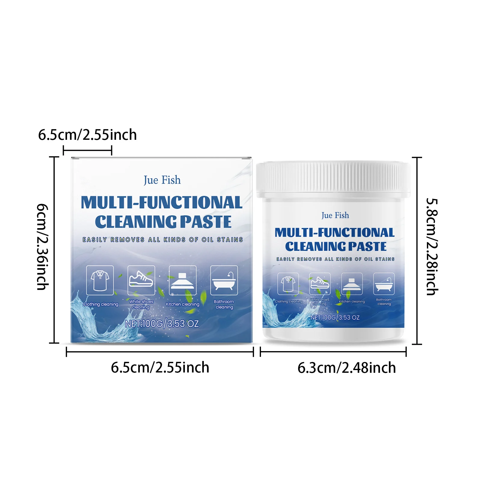 Multi-Functional Cleaning Paste - All-Purpose Stain Remover 100g 1 multi purpose cleaning paste spu988772704326 desc 1
