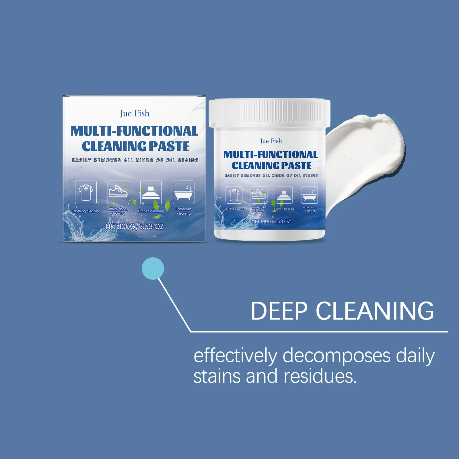 Multi-Functional Cleaning Paste - All-Purpose Stain Remover 100g 10 multi purpose cleaning paste spu988772704326 desc 10