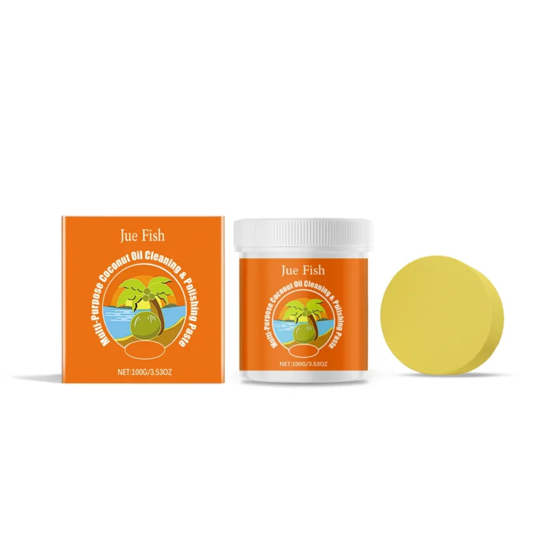 multipurpose-cleaning-polishing-paste-spu911774675199-1 JUE FISH Multipurpose Cleaning Paste - Coconut Oil Formula for Stain Removal & Polishing