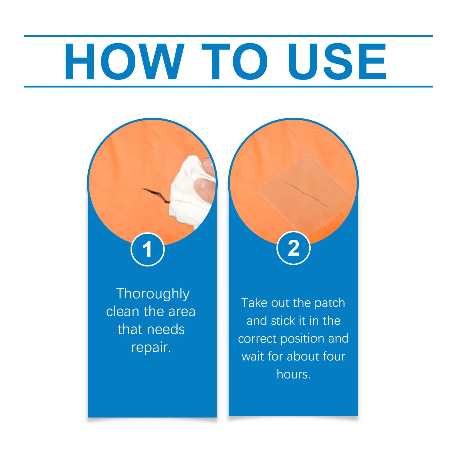 Nano Repair Patches for Inflatables and Swimming Pools - 10 Piece TPU Set 4 nano waterproof repair patches spu918136574885 desc 4