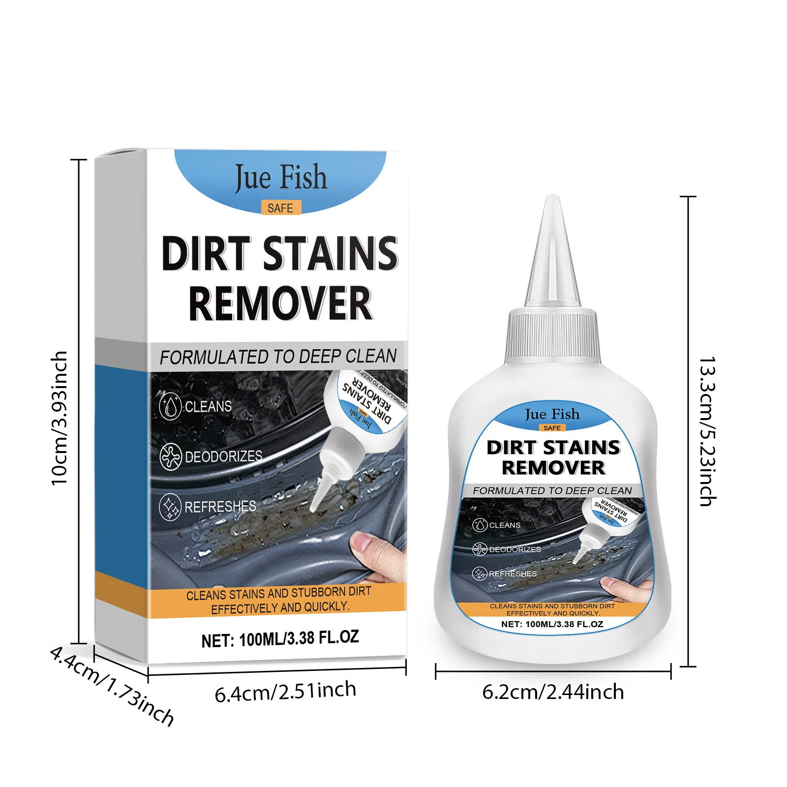 Multi-Surface Stain Remover Gel - Deep Cleaning & Deodorizing 1 stain remover cleaning gel spu823129514645 desc 1