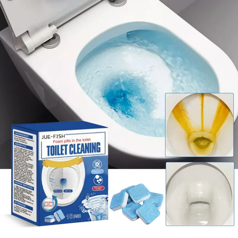 toilet-cleaning-effervescent-tablets-spu776581646992-1 JUE FISH Toilet Cleaning Effervescent Tablets - Remove Stains & Odors