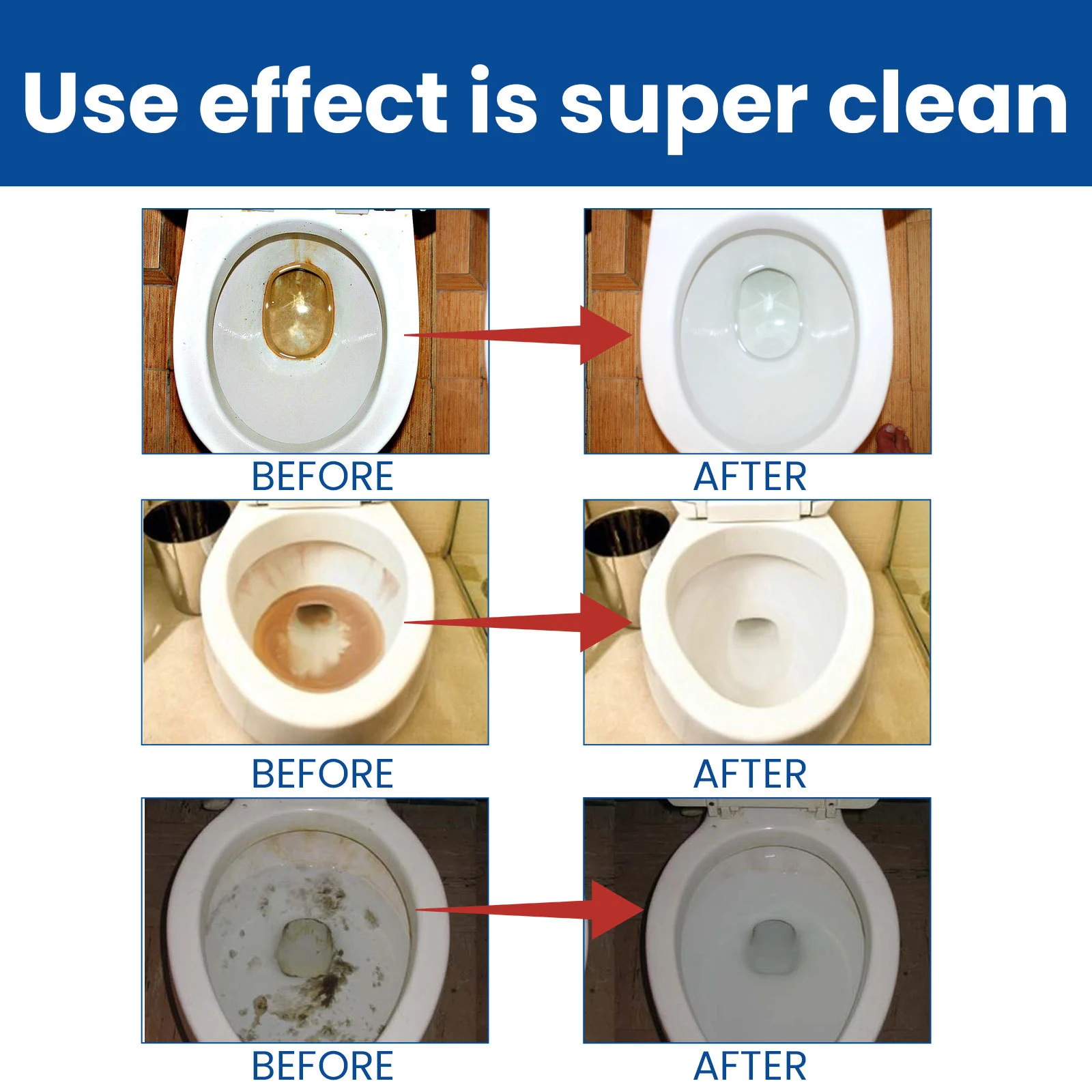 Toilet Cleaning Effervescent Tablets - Stain & Odor Remover 8 toilet cleaning effervescent tablets spu776581646992 desc 8