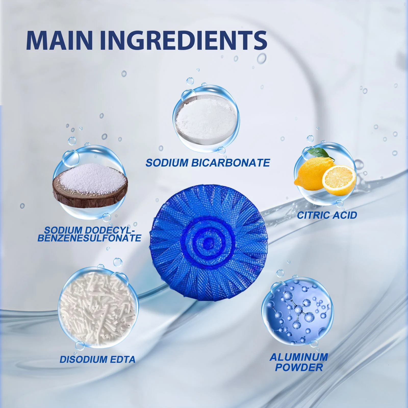 Toilet Cleaning Tablets - Stains-Free & Crystal Clear Formula, 12 Pieces 3 toilet cleaning tablets spu777104317938 desc 3
