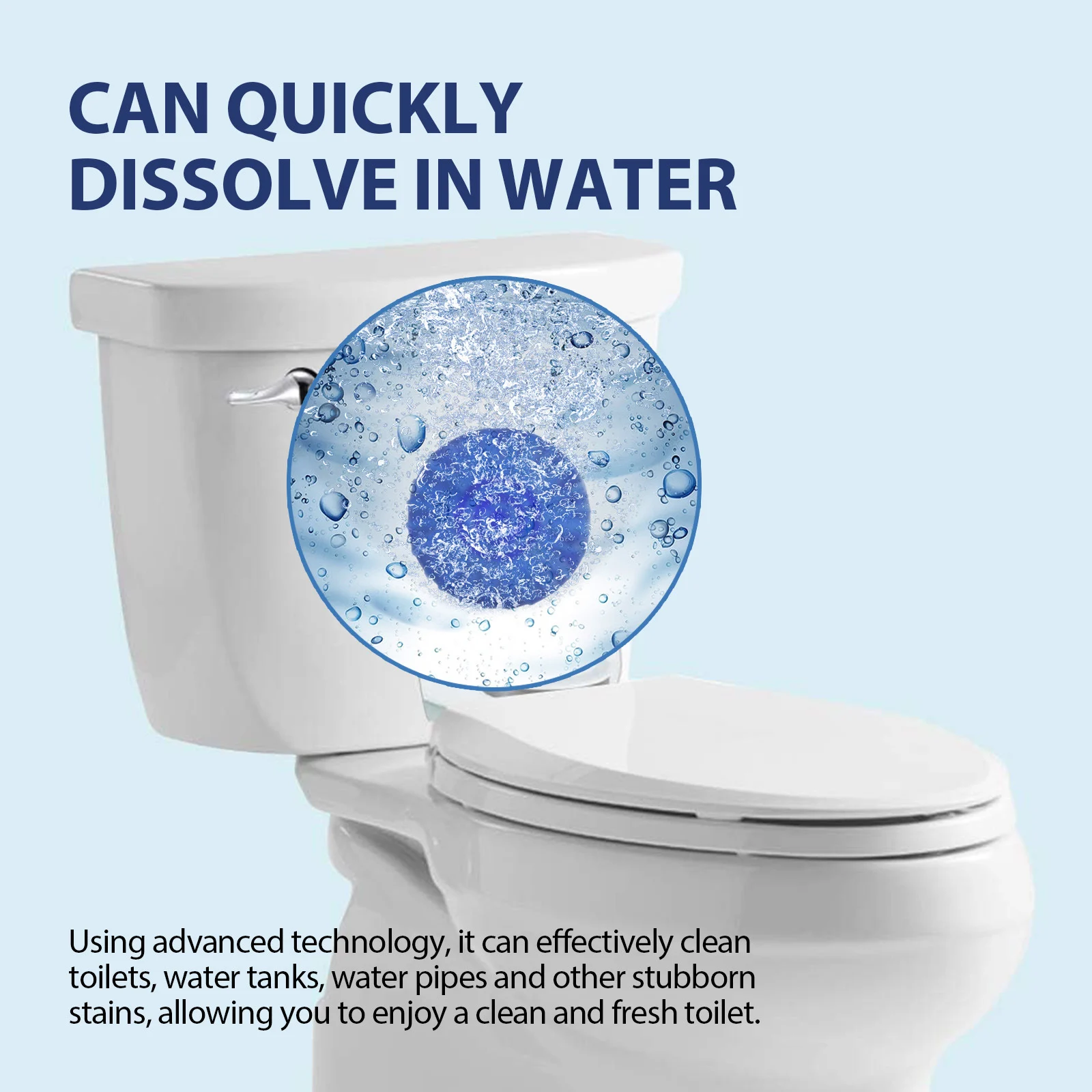 Toilet Cleaning Tablets - Stains-Free & Crystal Clear Formula, 12 Pieces 5 toilet cleaning tablets spu777104317938 desc 5
