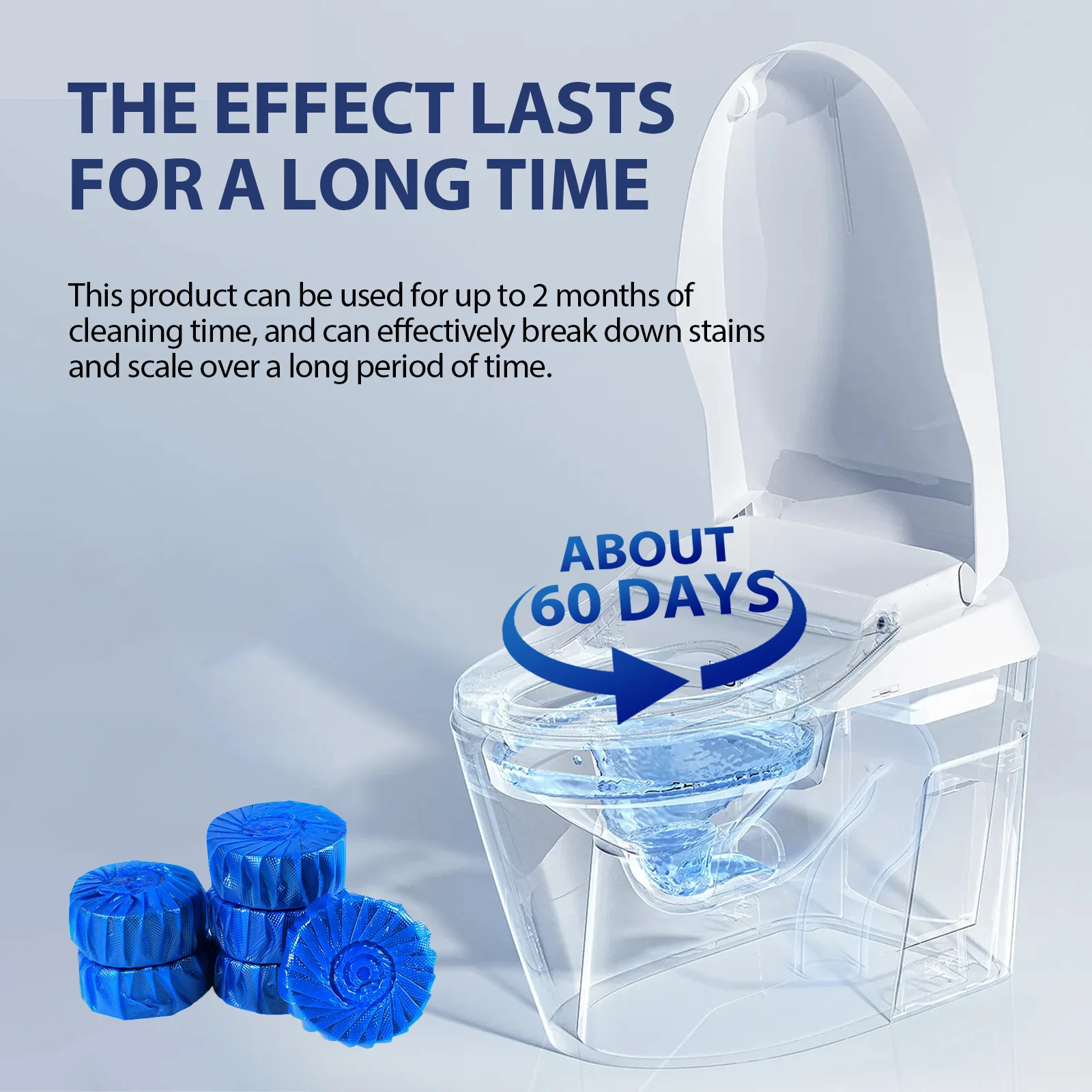 Toilet Cleaning Tablets - Stains-Free & Crystal Clear Formula, 12 Pieces 6 toilet cleaning tablets spu777104317938 desc 6